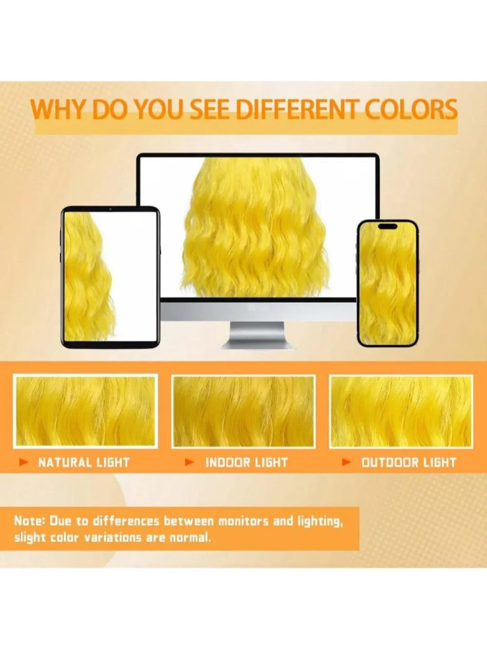 Women's Yellow 14 Inch Short Shoulder Length Synthetic Bangs Wavy Bob Wig